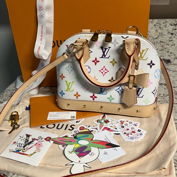Louis Vuitton Murakami Multicolor Alma BB - Picture 11 of 15